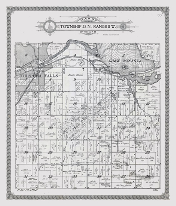 Picture of CHIPPEWA FALLS - TOWNSHIP 28 N., RANGE 8 W.