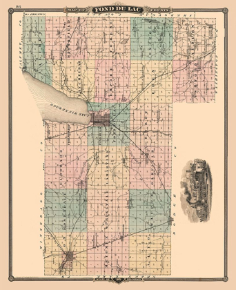 Picture of FOND DU LAC  WISCONSIN - SNYDER 1848