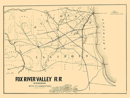Picture of FOX RIVER VALLEY RAILROAD - LIPMAN 1857