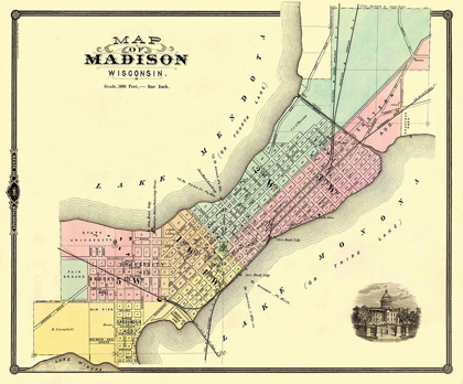 Picture of MADISON WISCONSIN - SNYDER 1878