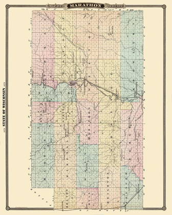 Picture of MARATHON WISCONSIN LANDOWNER - SNYDER 1878