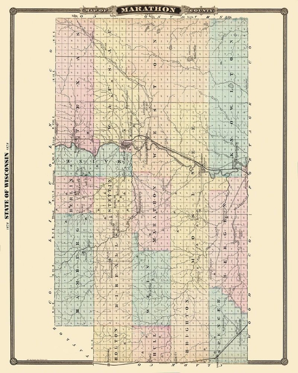 Picture of MARATHON WISCONSIN LANDOWNER - SNYDER 1878