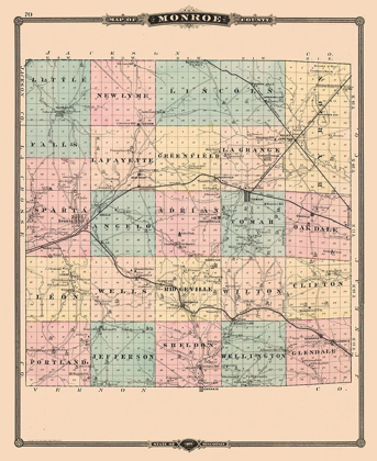 Picture of MONROE COUNTY  WISCONSIN - SNYDER 1877