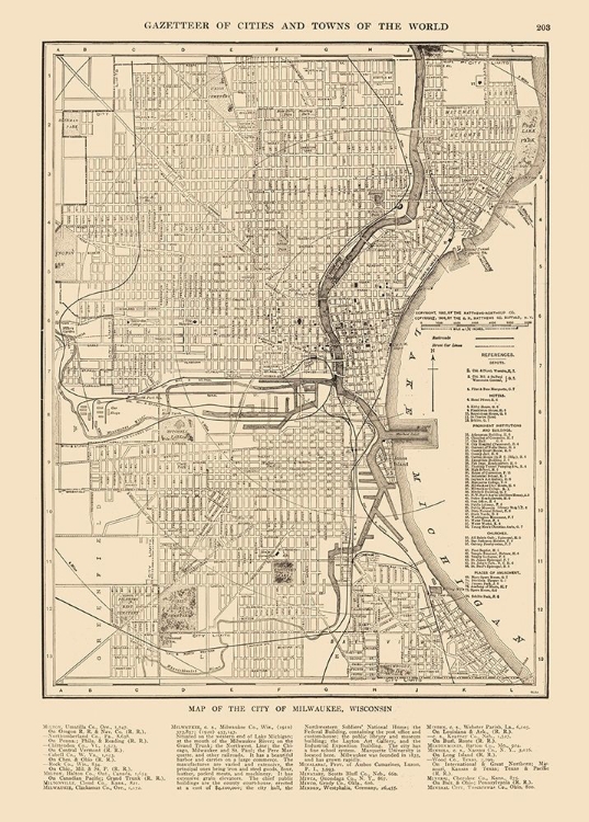 Picture of MILWAUKEE  WISCONSIN - REYNOLD 1921