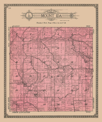 Picture of MOUNT IDA TOWNSHIP  WISCONSIN - OGLE 1918