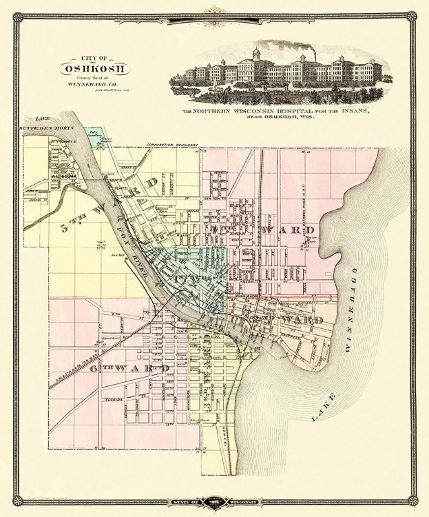 Picture of OSHKOSH WISCONSIN - SNYDER 1878