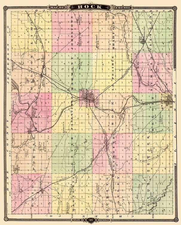 Picture of ROCK WISCONSIN - SNYDER 1878