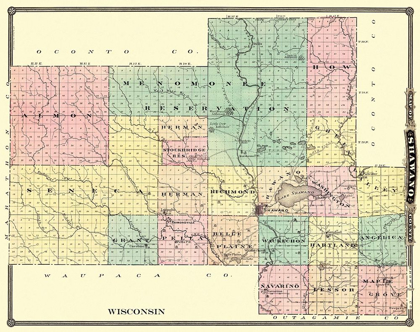 Picture of SHAWANO WISCONSIN - SNYDER 1878