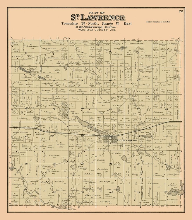Picture of ST LAWRENCE  WISCONSIN - 1912