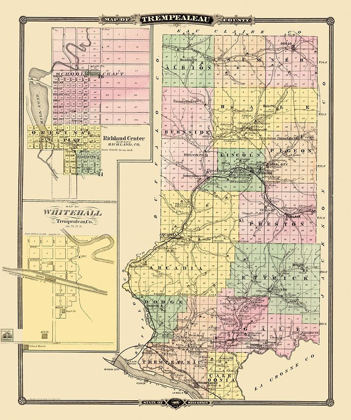 Picture of TREMPEALEAU WISCONSIN LANDOWNER - SNYDER 1878