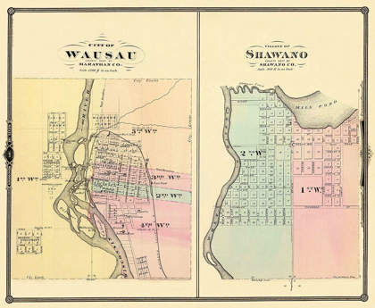Picture of WAUSAU, SHAWANO WISCONSIN - SNYDER 1878