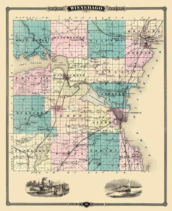 Picture of WINNEBAGO WISCONSIN LANDOWNER - SNYDER 1878