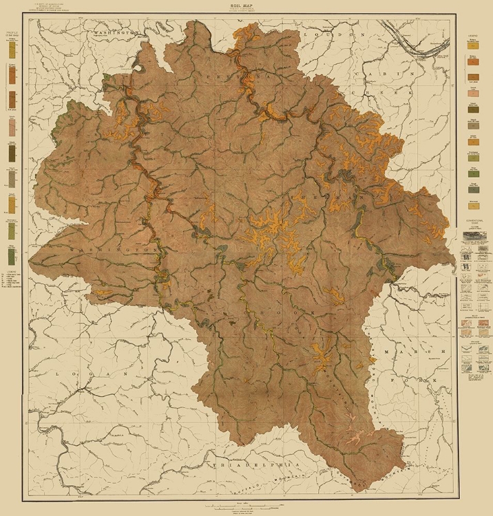 Picture of BOONE WEST VIRGINIA SOIL 1913 - HOEN