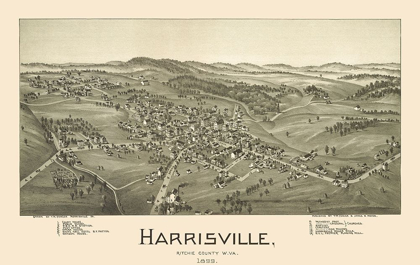 Picture of HARRISVILLE WEST VIRGINIA - FOWLER 1899