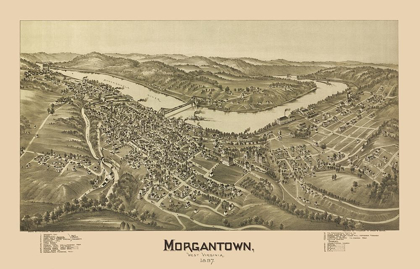 Picture of MORGANTOWN WEST VIRGINIA - FOWLER 1897