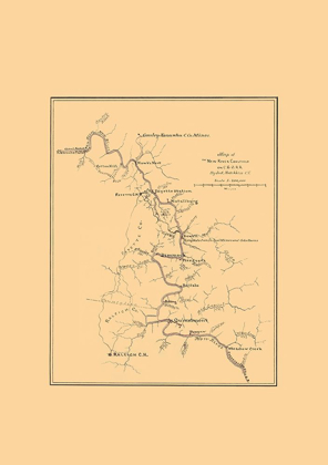 Picture of NEW RIVER COAL FIELD WEST VA - HOTCHKISS 1880