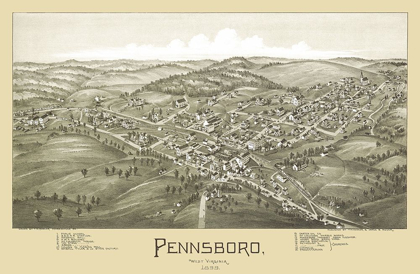 Picture of PENNSBORO WEST VIRGINIA - FOWLER 1899