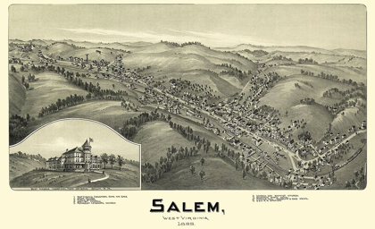 Picture of SALEM WEST VIRGINIA - FOWLER 1899