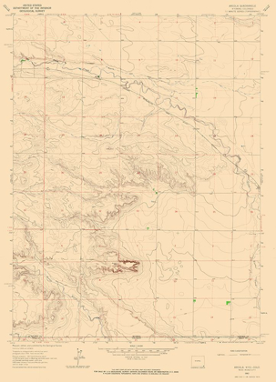 Picture of ARCOLA WYOMING QUAD - USGS 1963