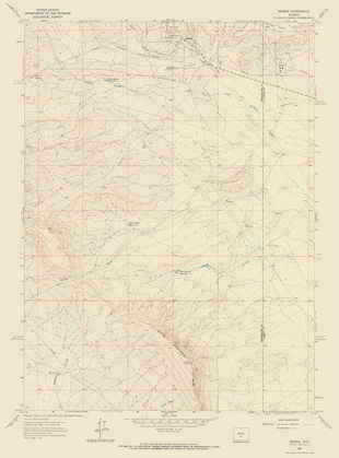 Picture of BAIROIL WYOMING QUAD - USGS 1961