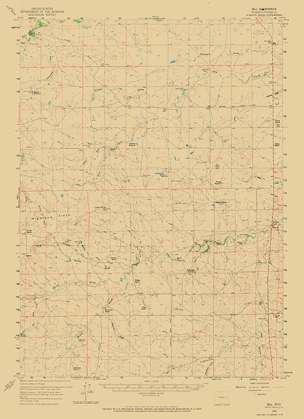 Picture of BILL WYOMING QUAD - USGS 1959