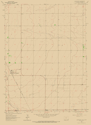 Picture of CARPENTER WYOMING QUAD - USGS 1963