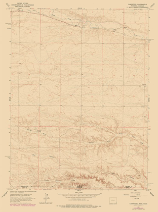 Picture of CAMPSTOOL WYOMING QUAD - USGS 1963