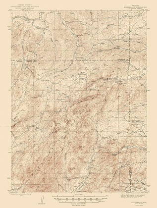 Picture of ESTERBROOK WYOMING QUAD - USGS 1945