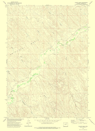 Picture of FLOATE DRAW WYOMING QUAD - USGS 1972