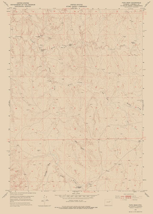 Picture of FATS DRAW WYOMING QUAD - USGS 1953