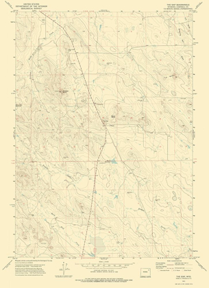 Picture of GAP WYOMING QUAD - USGS 1971