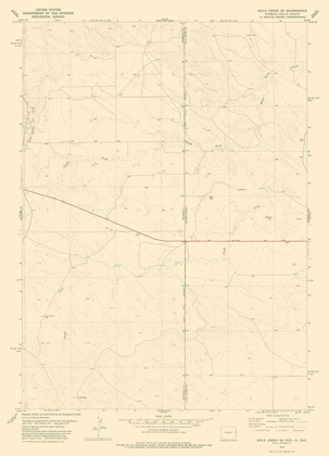 Picture of MULE CREEK WYOMING QUAD - USGS 1978