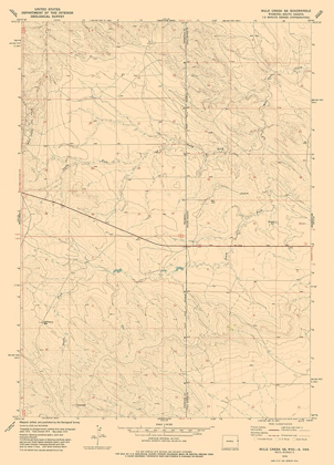 Picture of MULE CREEK WYOMING QUAD - USGS 1978