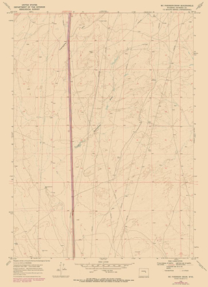 Picture of MC PHERSON DRAW WYOMING QUAD - USGS 1968