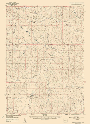 Picture of NORTH STAR SCHOOL WYOMING QUAD - USGS 1959