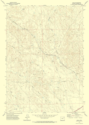 Picture of ORIVA WYOMING QUAD - USGS 1971