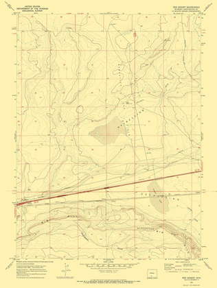 Picture of RED DESERT WYOMING QUAD - USGS 1970