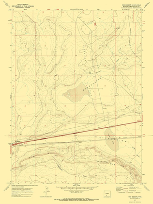 Picture of RED DESERT WYOMING QUAD - USGS 1970