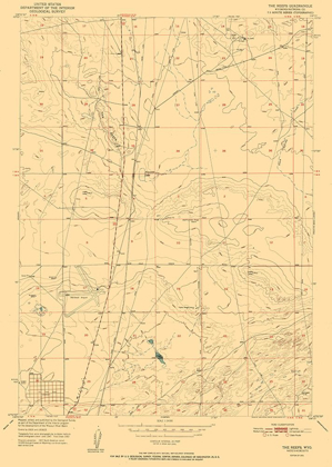 Picture of REEFS WYOMING QUAD - USGS 1951