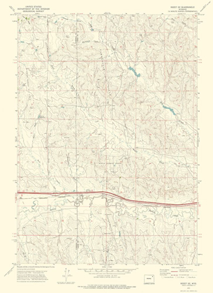 Picture of ROZET WYOMING QUAD - USGS 1971