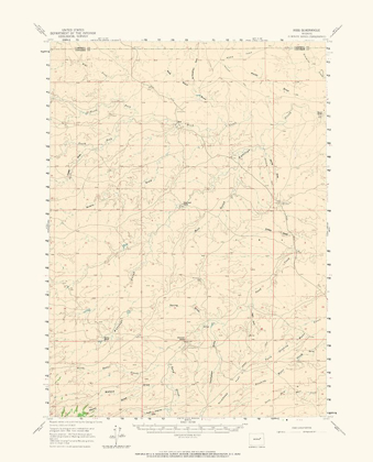 Picture of ROSS WYOMING QUAD - USGS 1960