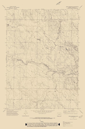 Picture of RENO RESERVOIR WYOMING QUAD - USGS 1971