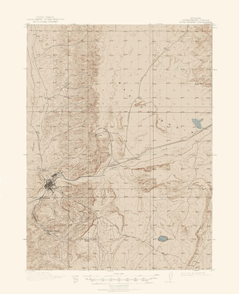 Picture of ROCK SPRINGS WYOMING QUAD - USGS 1910