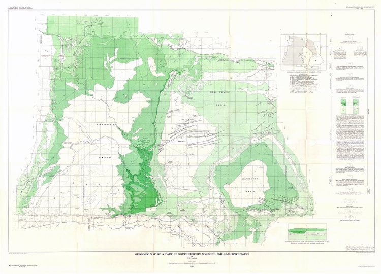 Picture of SOUTHWESTERN WYOMING ADJACENT STATES - BRADLEY