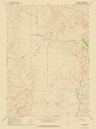 Picture of TTT RANCH WYOMING QUAD - USGS 1961