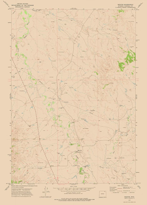 Picture of WESTON WYOMING QUAD - USGS 1972