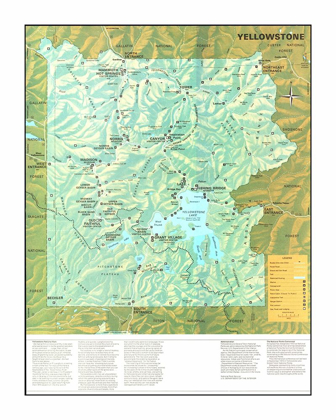Picture of YELLOWSTONE NATIONAL PARK - US PARK SERVICES 1972