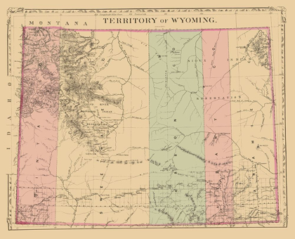 Picture of WYOMING - MITCHELL 1880