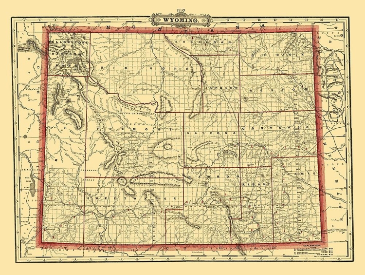 Picture of WYOMING - CRAM 1895