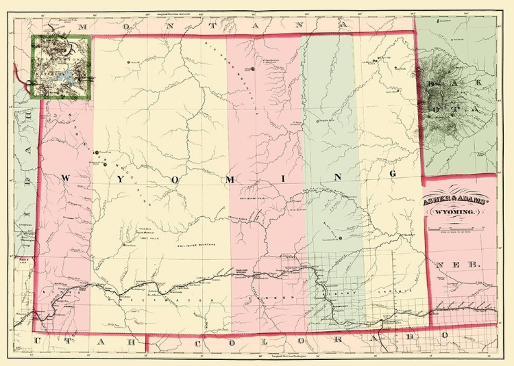 Picture of WYOMING - ASHER  1874